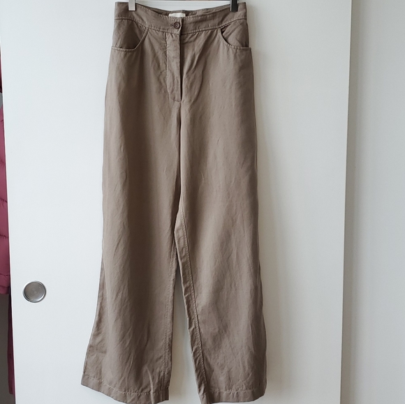 Wilfred Pants - Wilfred Free Aritzia Wide Leg Tan Pants Size 6